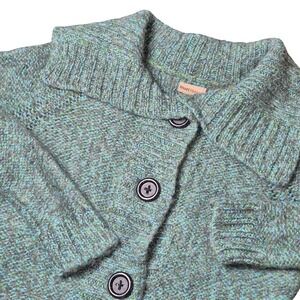 Ruff Hewn Womens Large Wool Alpaca Knit Cardigan Y2K Vibes Cottagecore Cozy